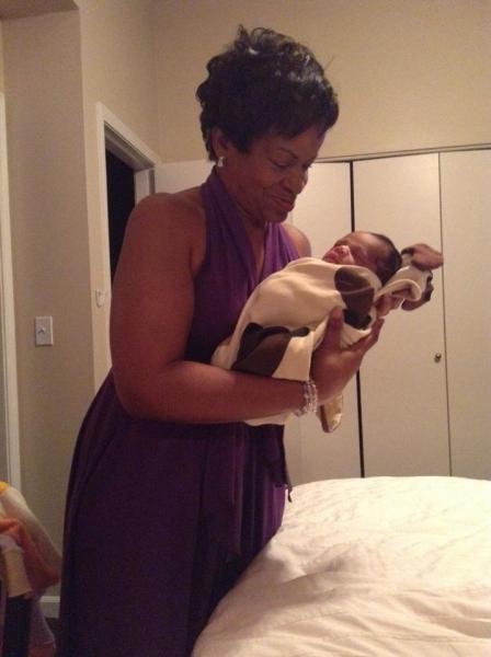 Carolyn with grandson Jackson