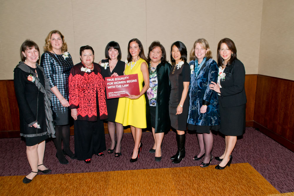 Honorees with LM's Elaine Wood and Carol RObles-Roman